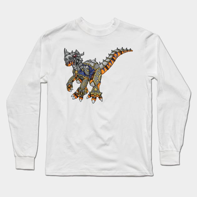 Medieval Greymon Long Sleeve T-Shirt by ZPat Designs